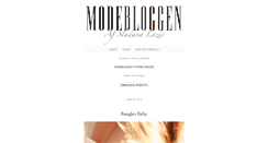 Desktop Screenshot of modebloggen.dk